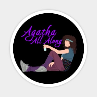 Vintage Witch – 70s Spiritual Feminine Art Magnet